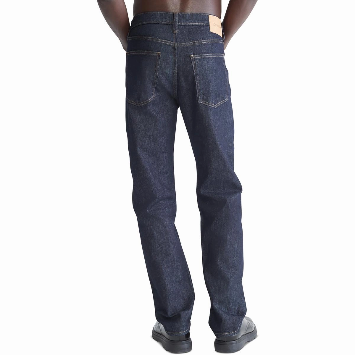 Mens Denim Straight Leg Jeans