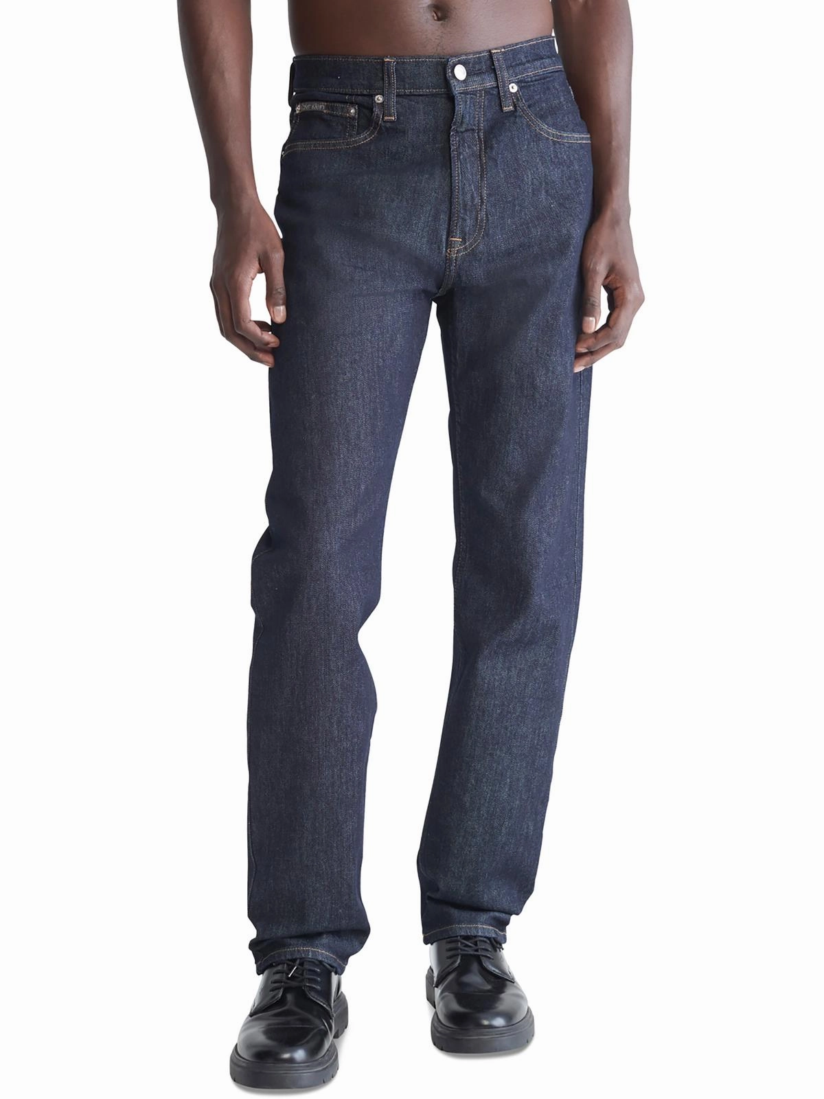 Mens Denim Straight Leg Jeans