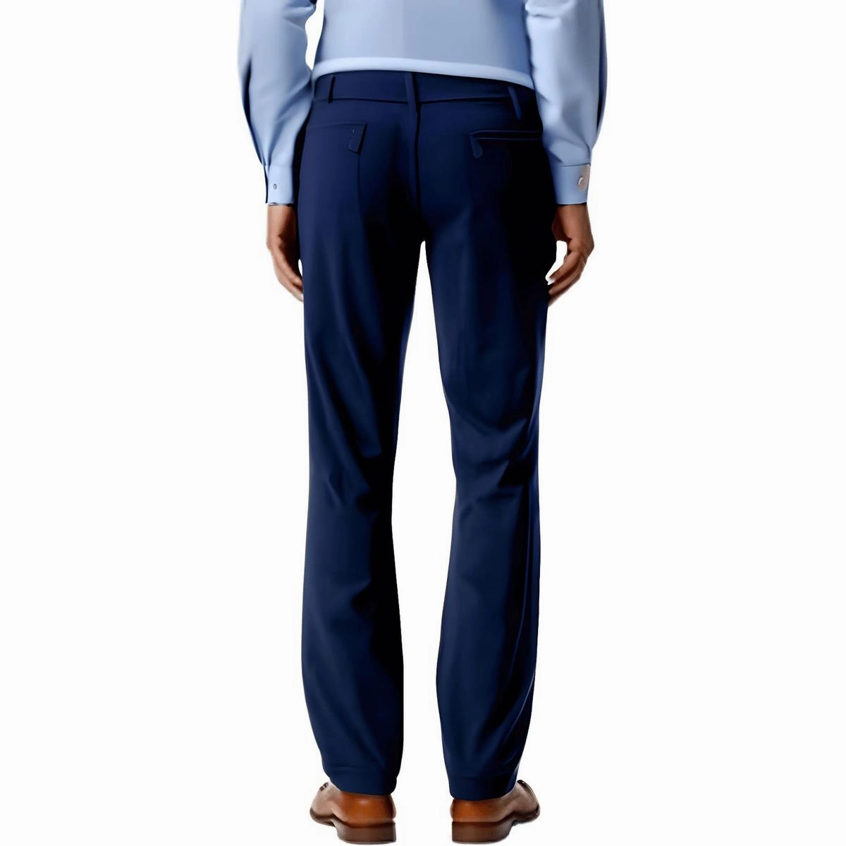 Mens Plaid Polyester Dress Pants