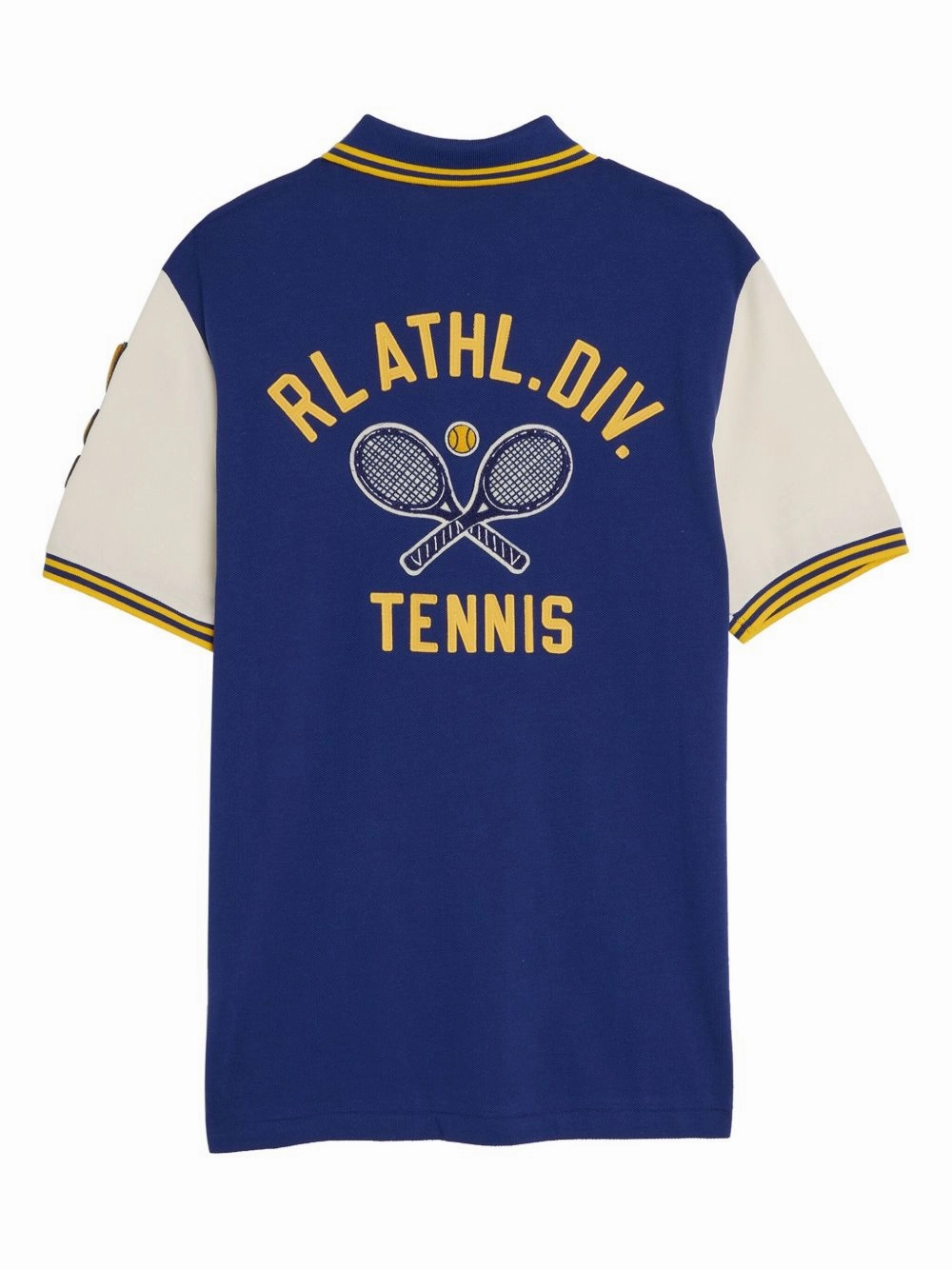 Mesh Varsity Tenis Polo Shirt