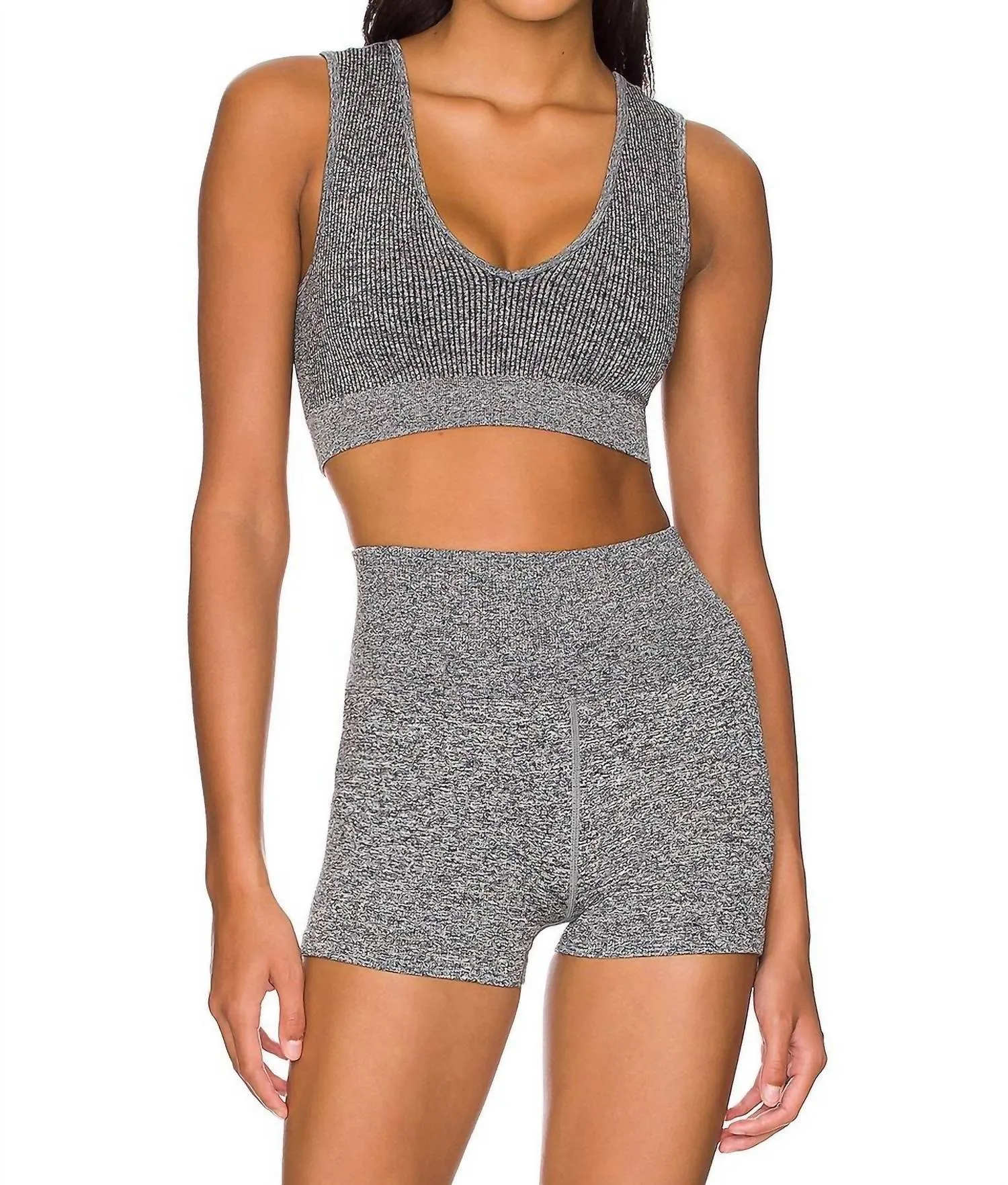 Metta Plunge Brami In Heather Gray