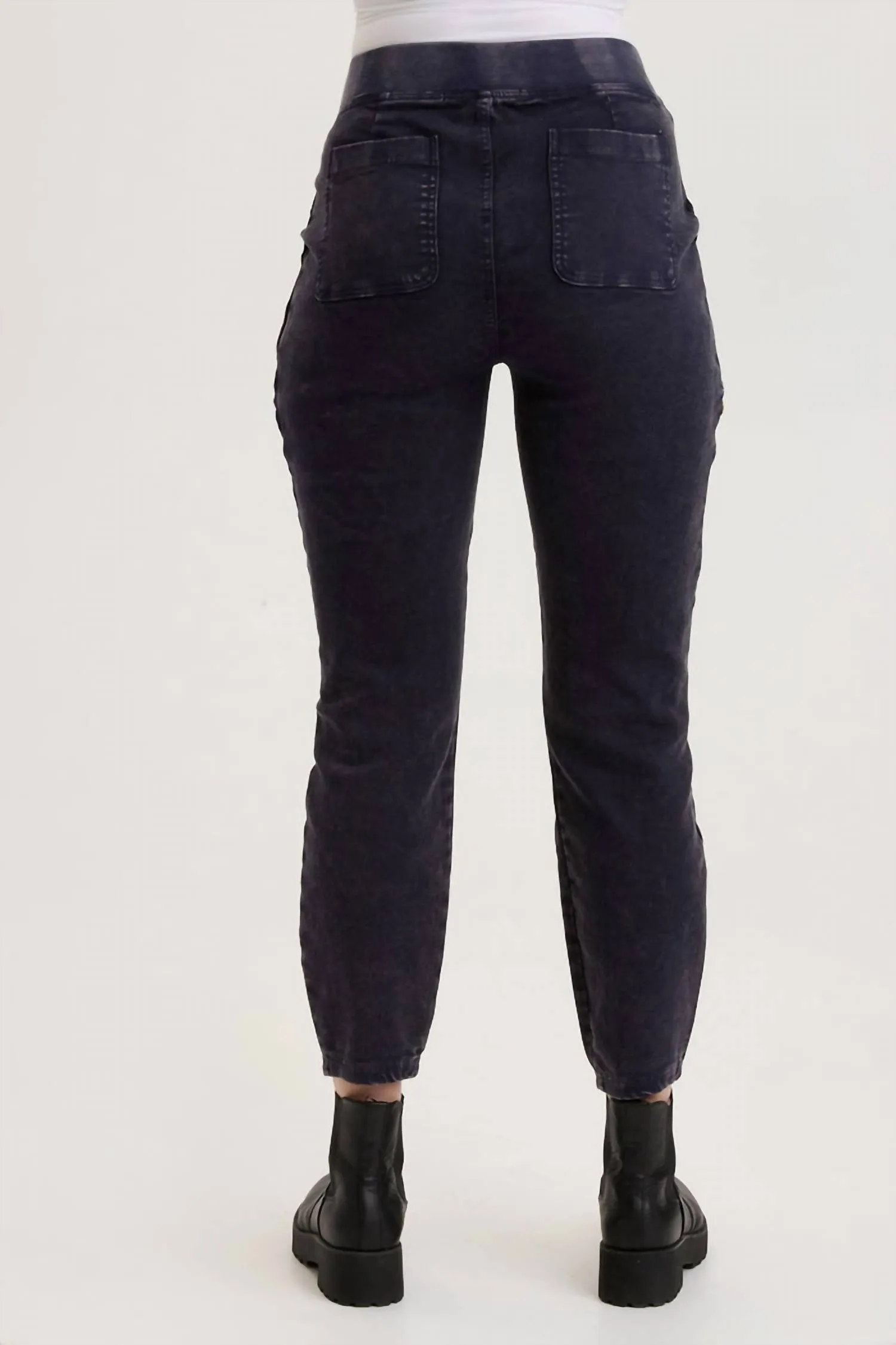 Meurig Legging In Distress Wash Mariner