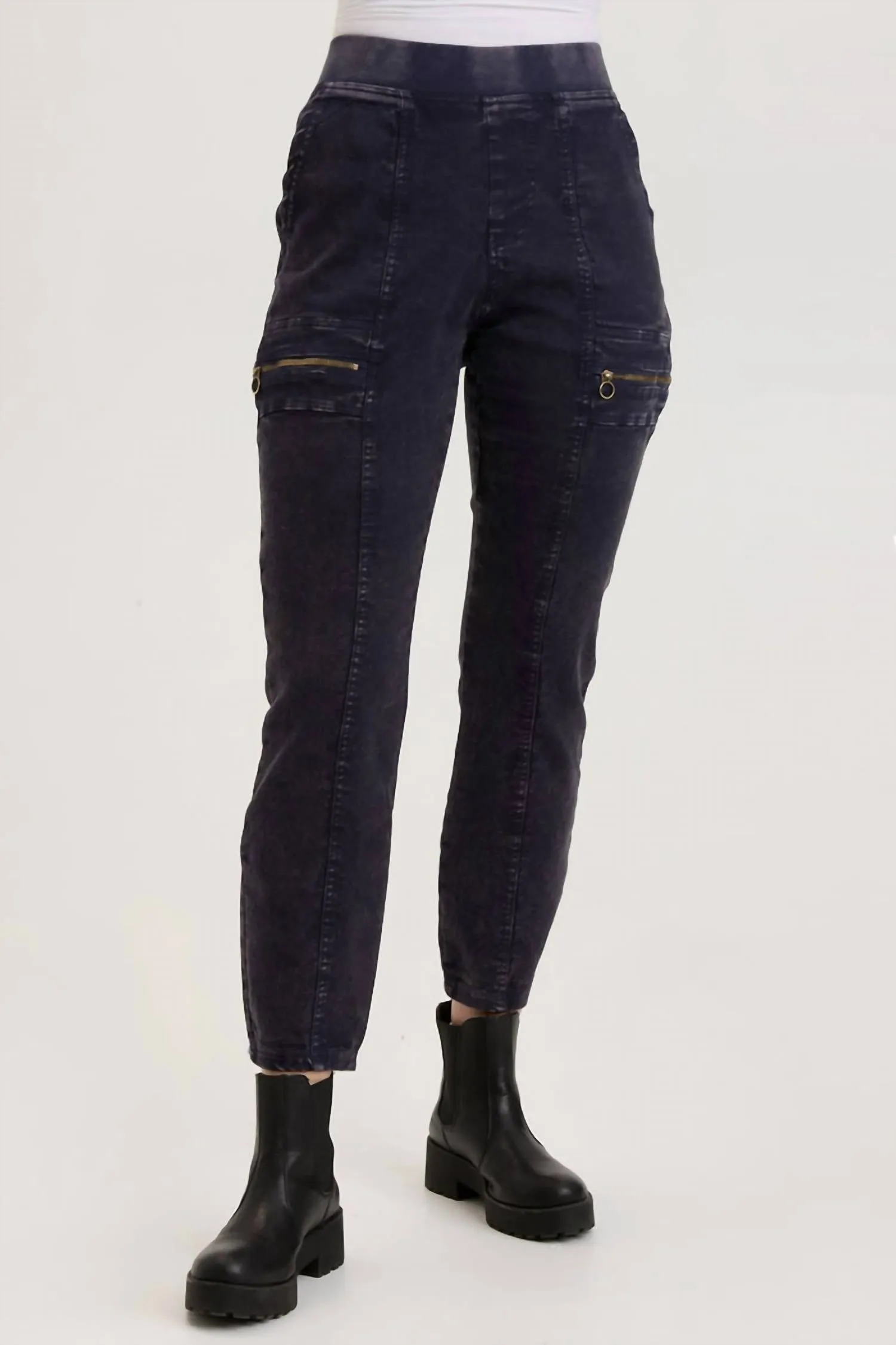 Meurig Legging In Distress Wash Mariner Activewear Womens - cheap workout clothes for women