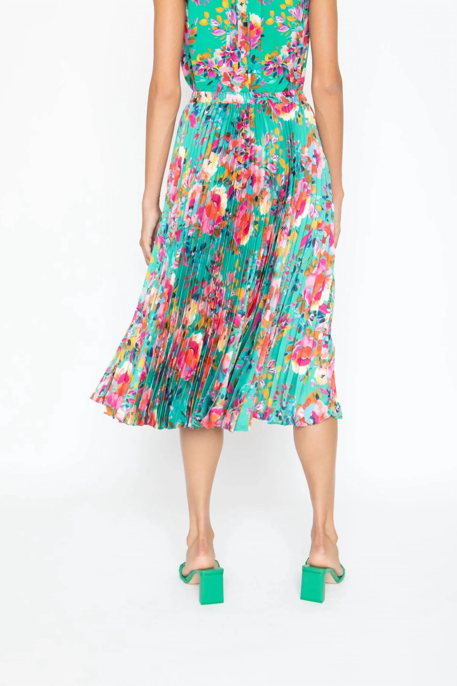 Mia Skirt In Painted Flower