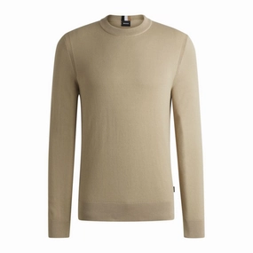 Micro-structured sweater in cotton turtleneck sweaters sale