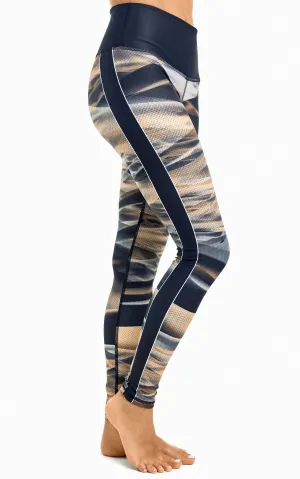 Mid Rise Stretchy Leggings In Multi Activewear Womens - gym outfits discount