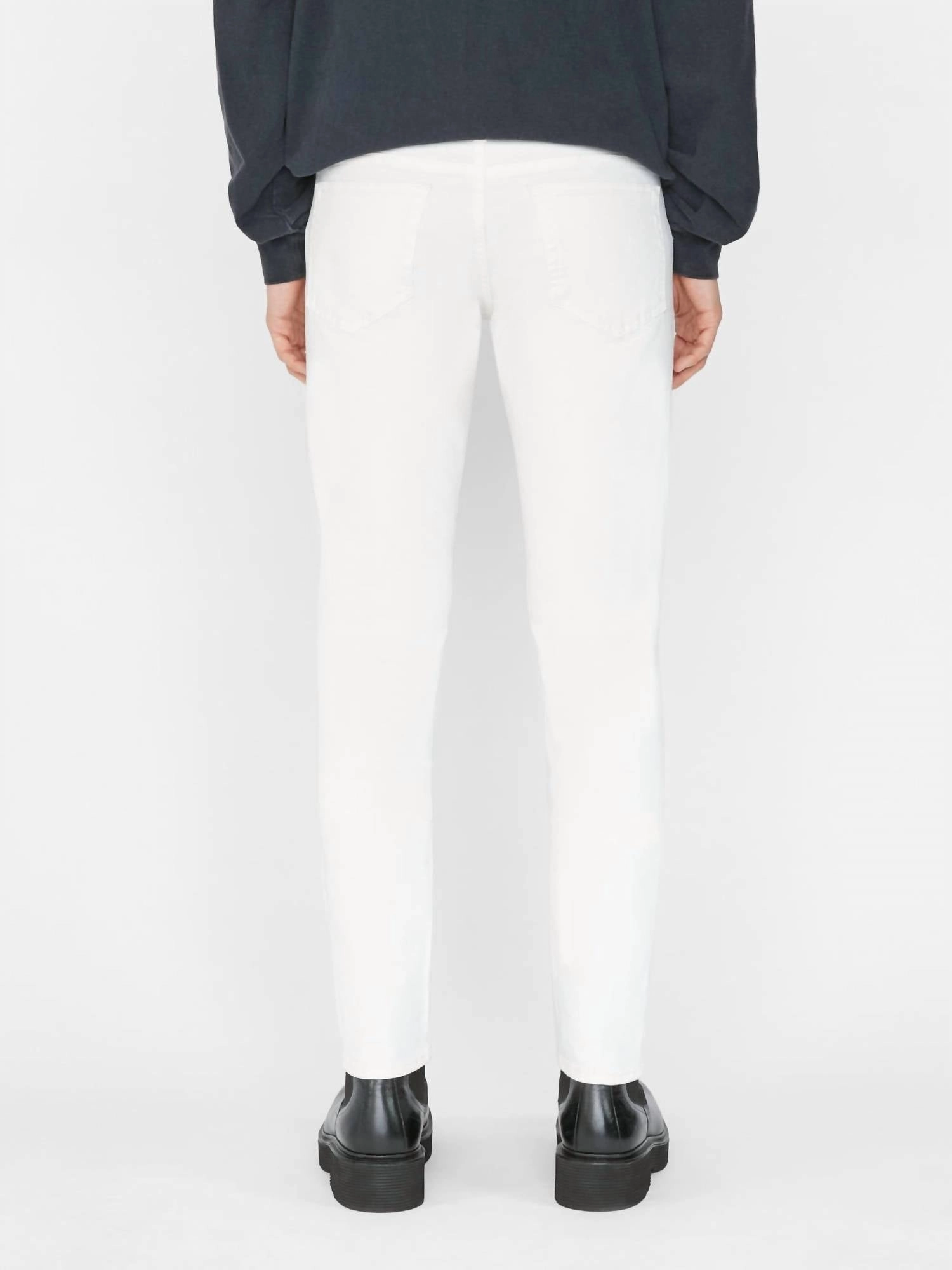 Mid Rise Fit Slim Jeans In Whisper White