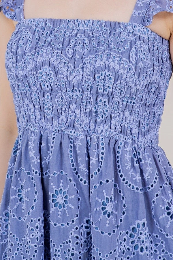 Middleburg Eyelet Midi Dress