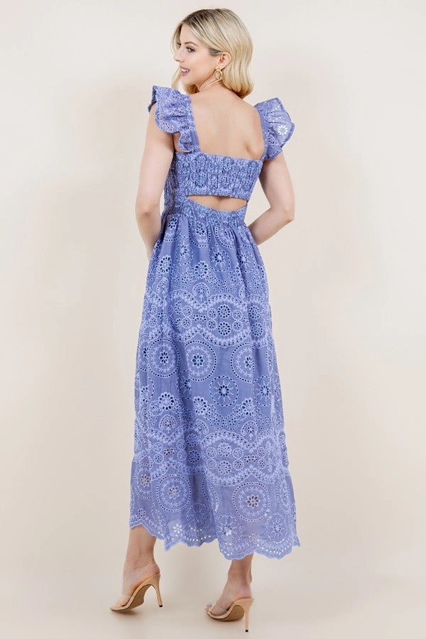 Middleburg Eyelet Midi Dress