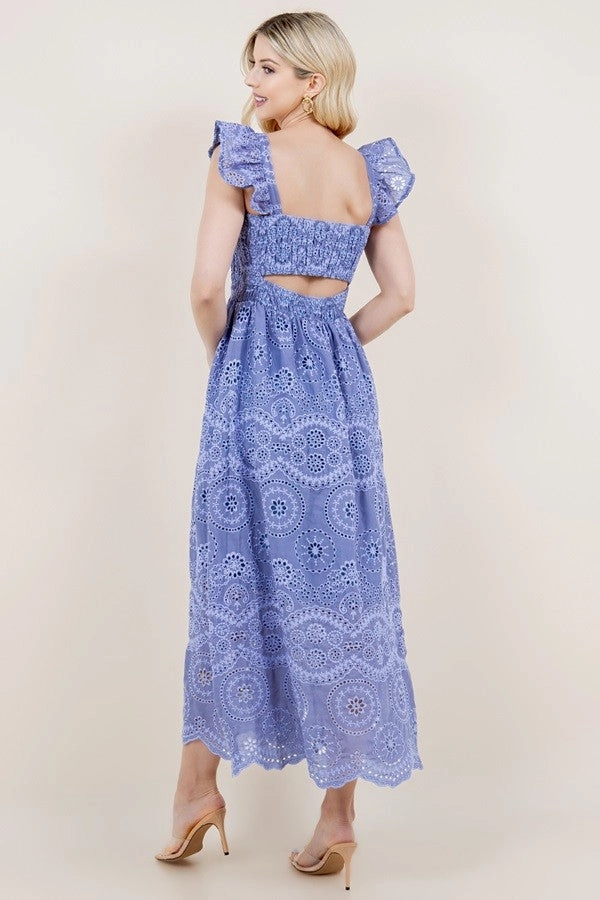 Middleburg Eyelet Midi Dress