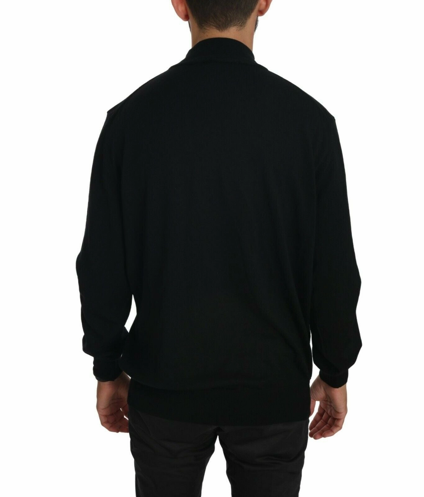 MILA SCH?N  Turtle Neck Pullover Top Virgin Wool Men's Sweater