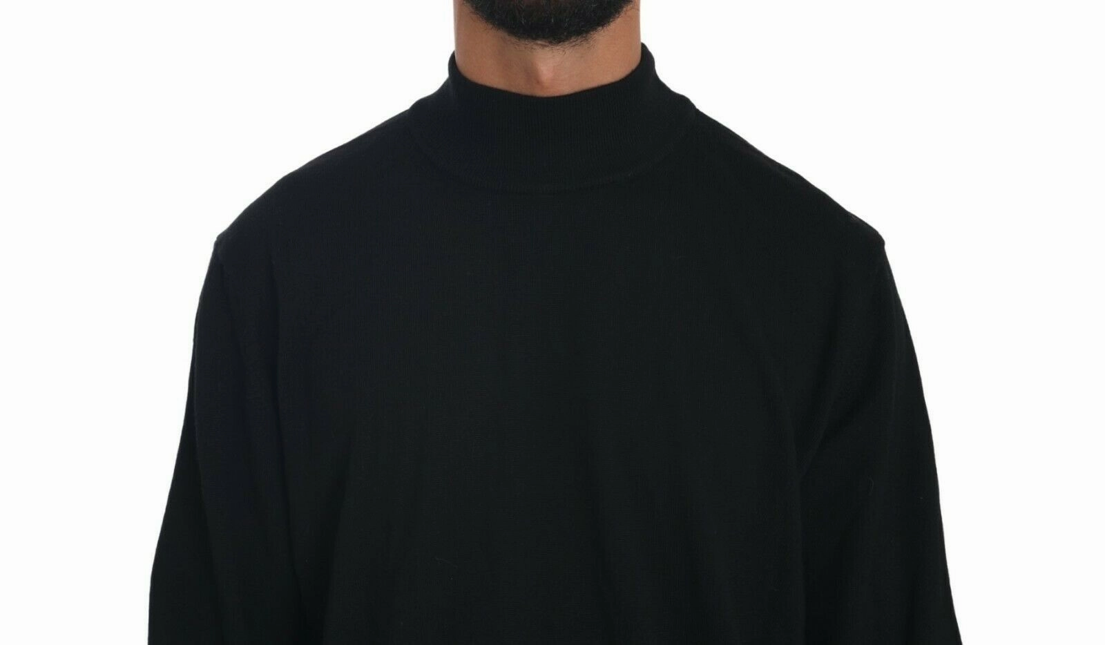 MILA SCH?N  Turtle Neck Pullover Top Virgin Wool Men's Sweater