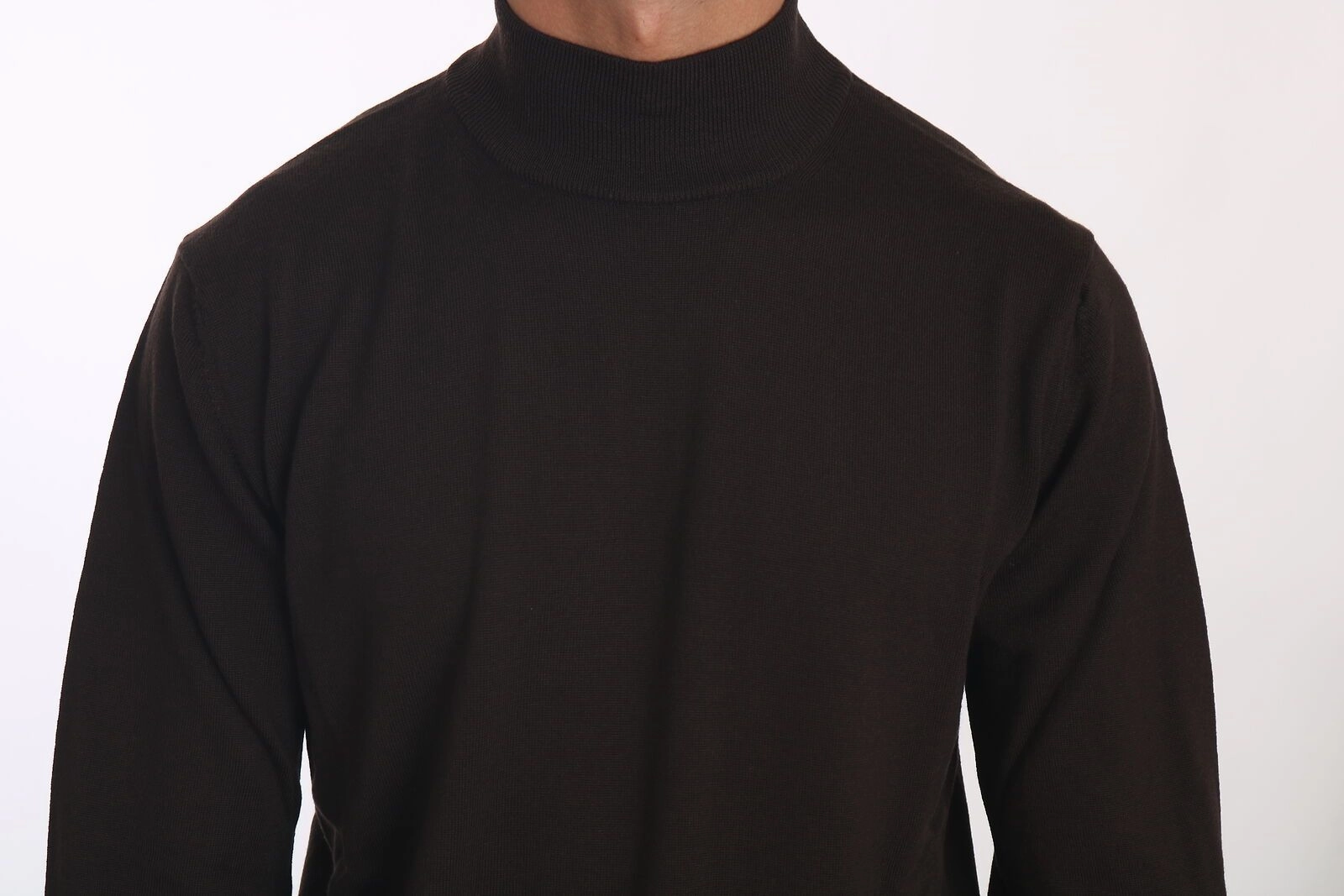 MILA SCH?N  Turtle Neck Pullover Wool Men's Sweater