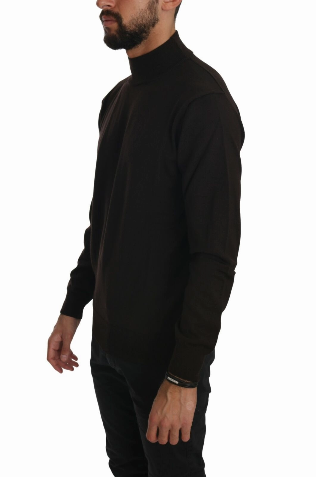 MILA SCH?N  Turtle Neck Pullover Wool Men's Sweater