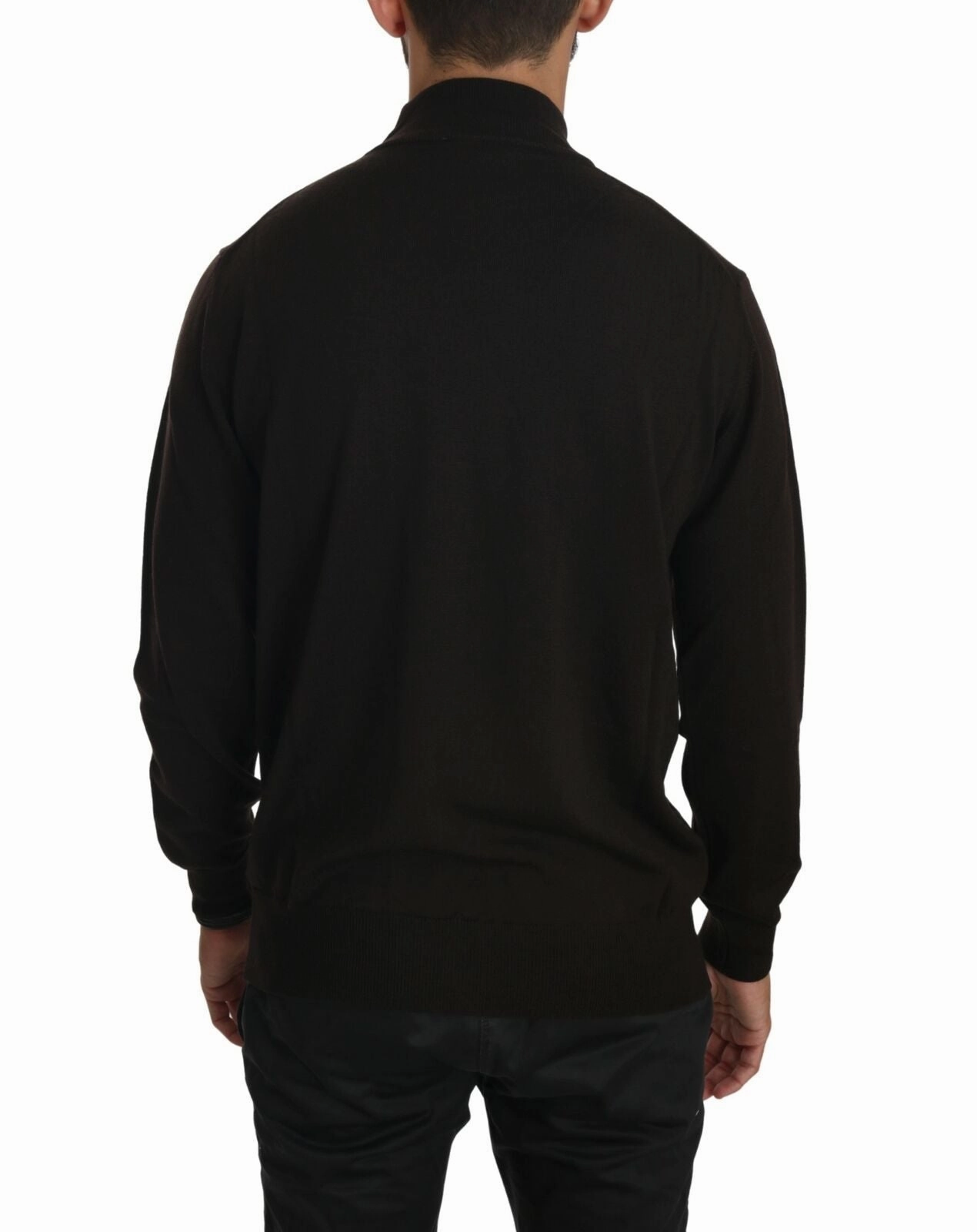 MILA SCH?N  Turtle Neck Pullover Wool Men's Sweater