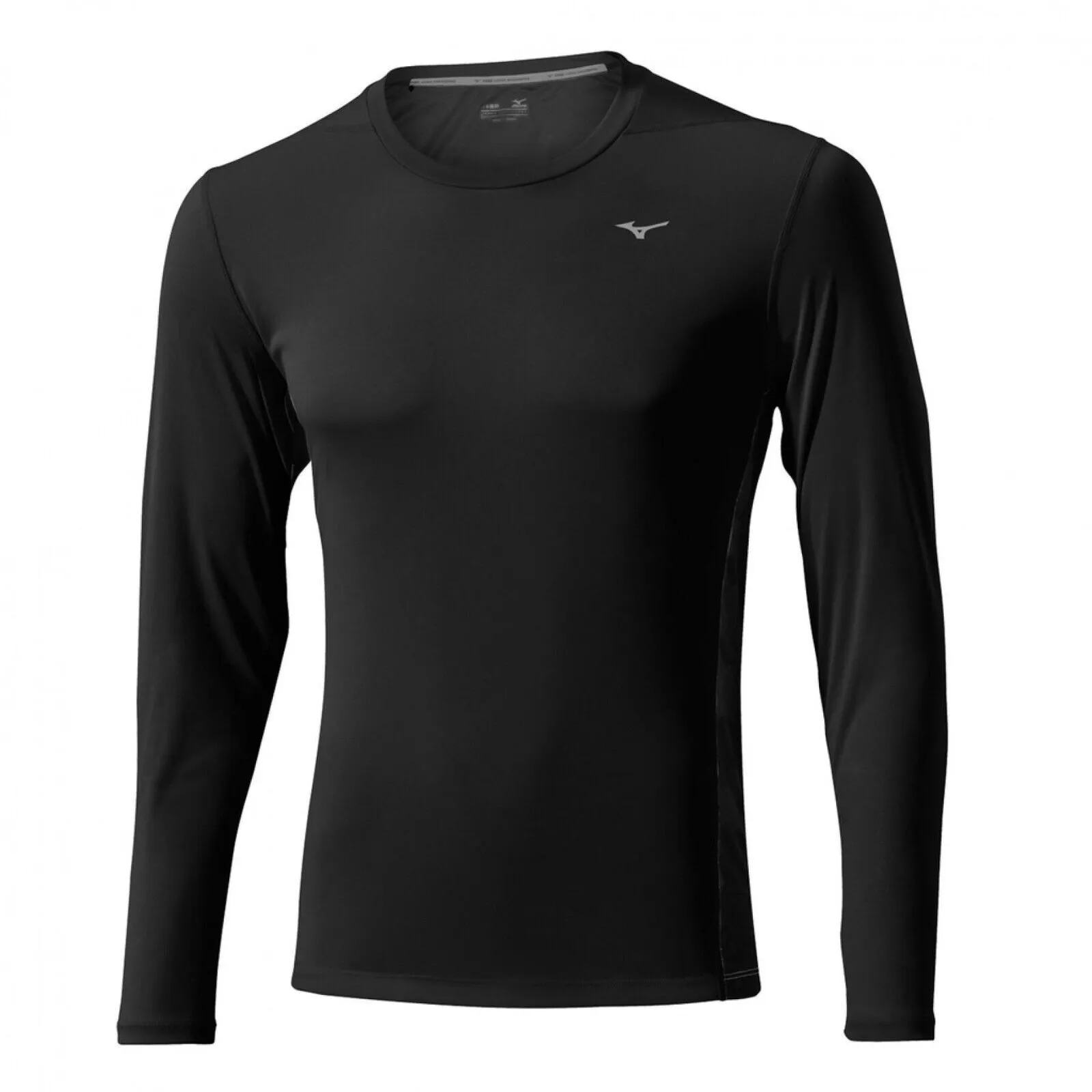 Mizuno Core J2GA4503T-09 Compression Top Men Black DryLite Crew Neck Performance