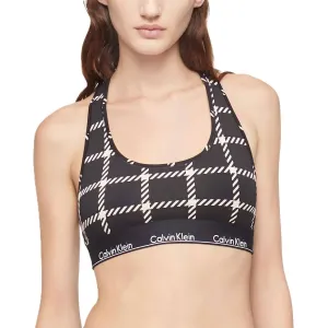 Modern Cotton Graphic Bralette In Black Activewear Womens - fitness leggings online
