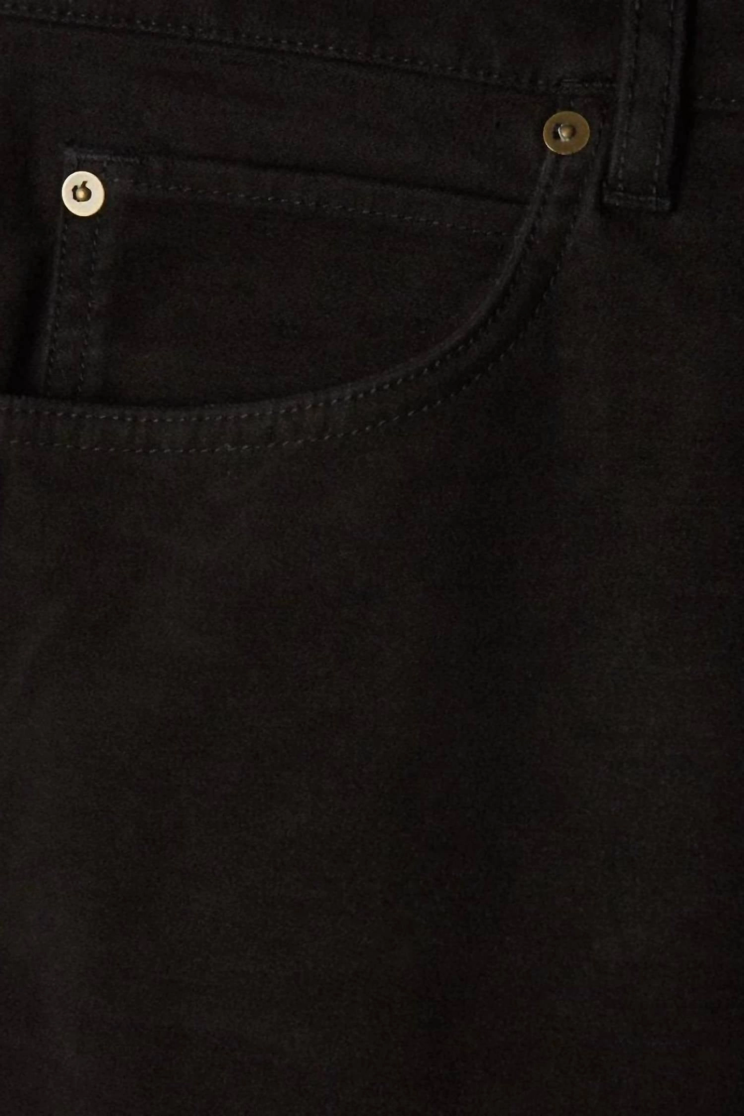 Moleskin Jean In Black Walnut