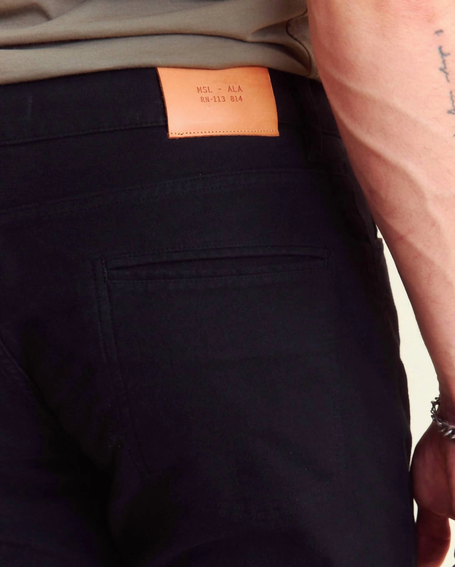 Moleskin Jean In Black Walnut