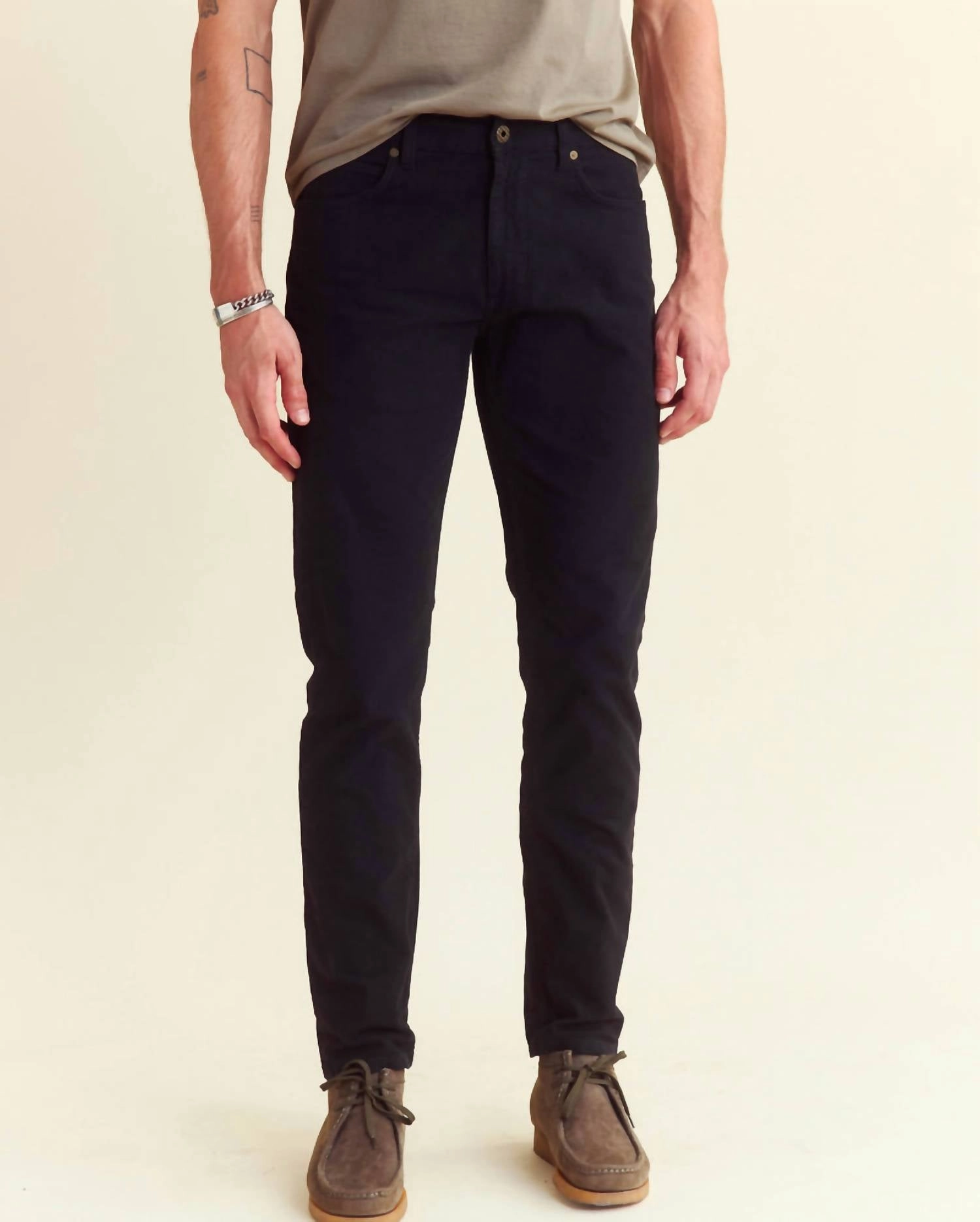 Moleskin Jean In Black Walnut