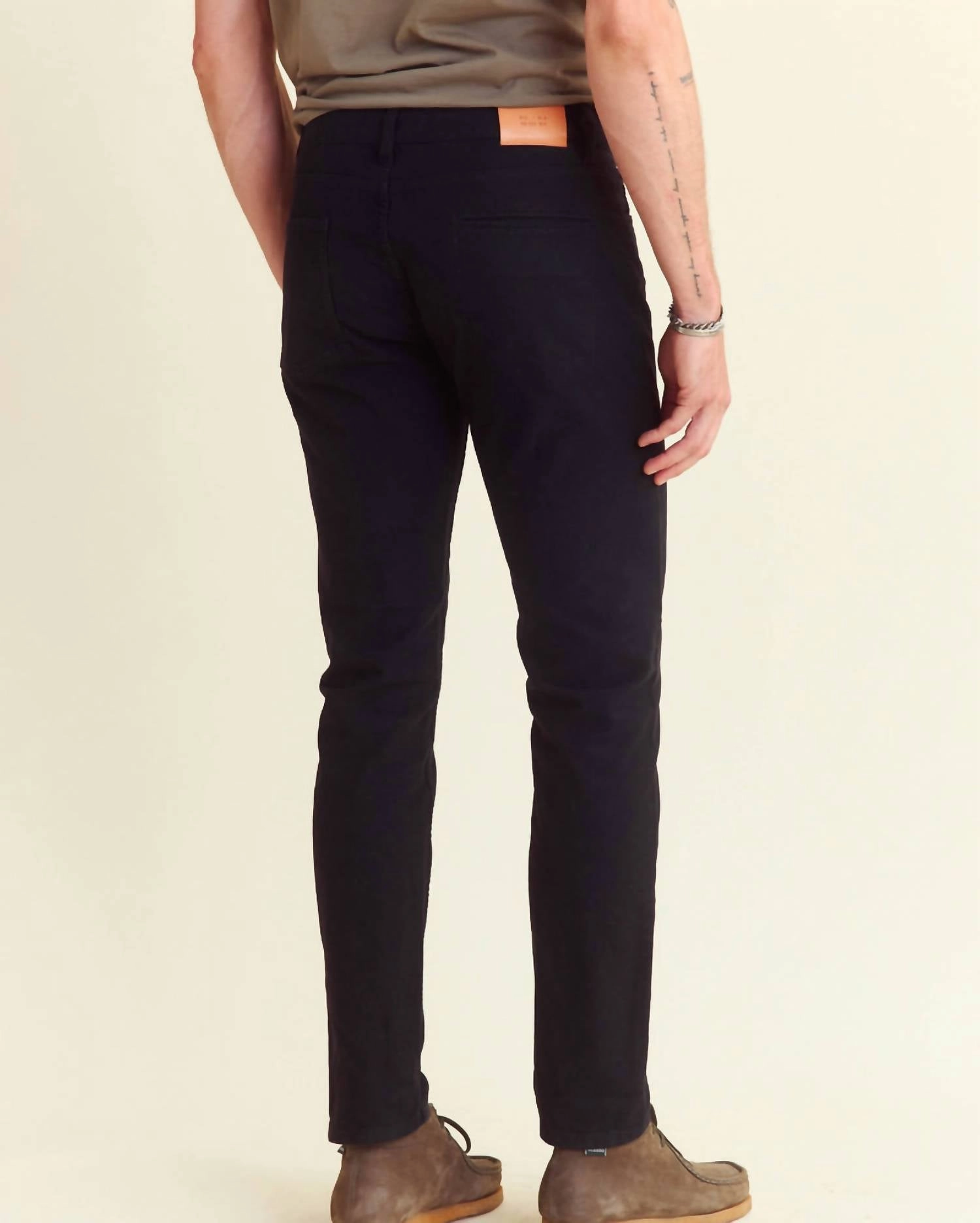Moleskin Jean In Black Walnut