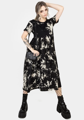 Moodswing Tie Dye Midi Dress Dresses Womens - wedding guest outfits