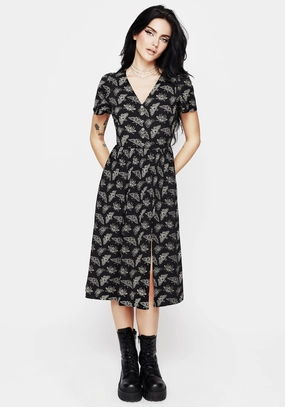 Mortmoth Short Sleeve Midi Dress Dresses Womens - beach dresses cheap