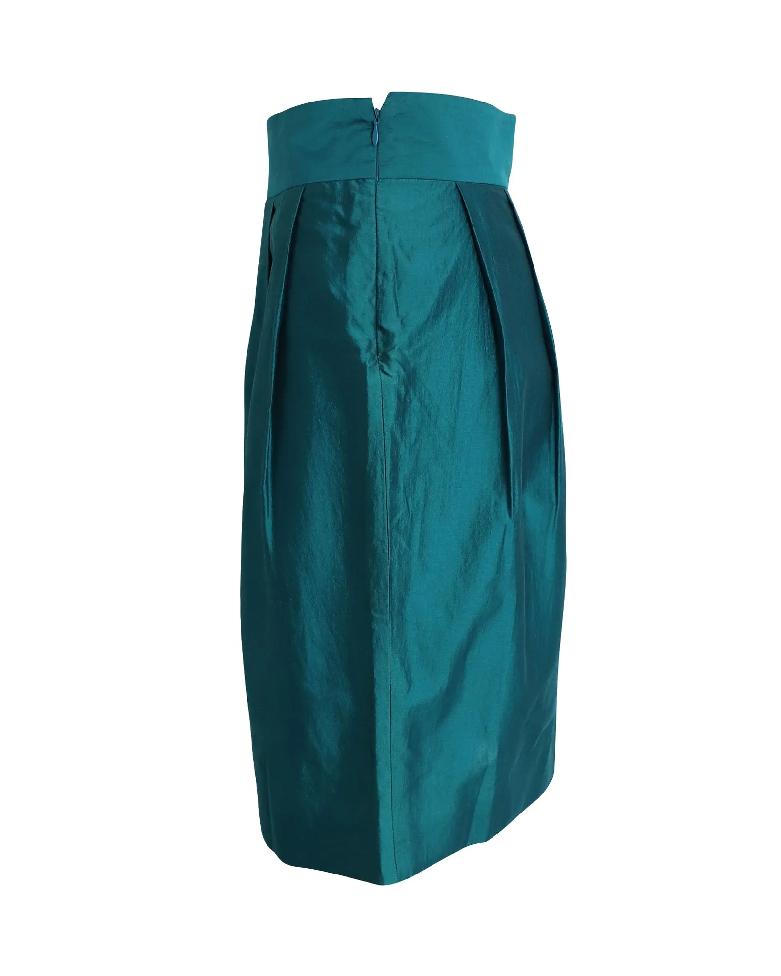 Moschino Cheap And Chic Pencil Skirt in Green Cotton