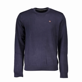 Napapijri Classic  Crew Neck Cotton Men's Sweater knit sweaters cheap