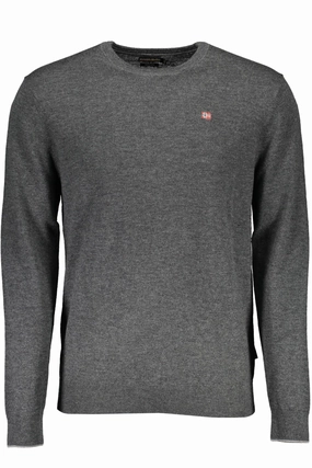 Napapijri Elegant  Wool Sweater with Embroide Men's Logo knit sweaters cheap