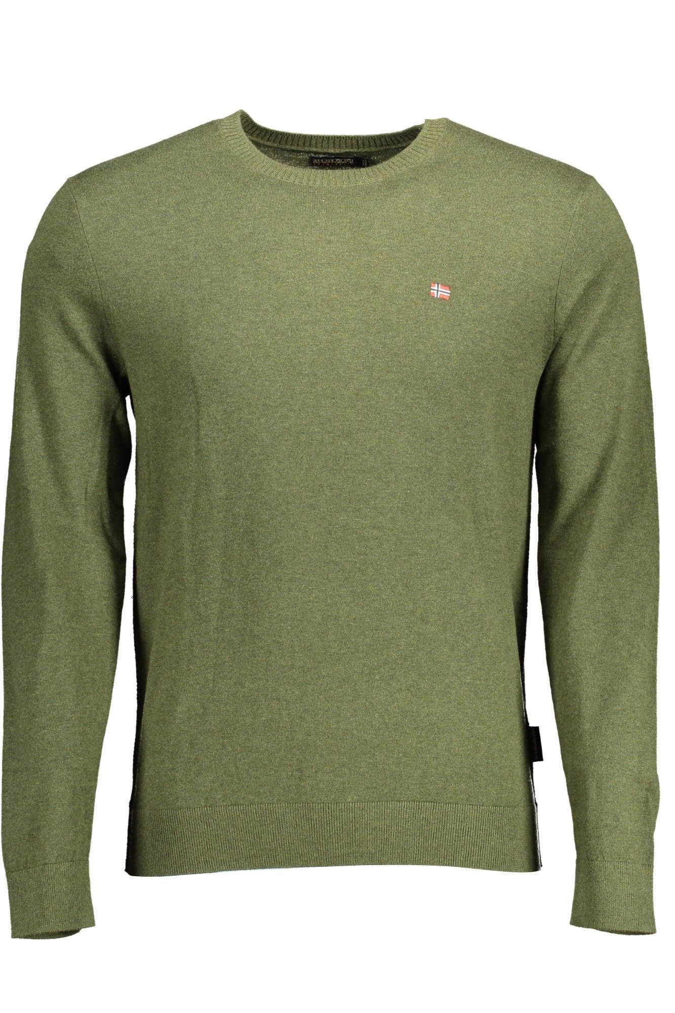 Napapijri Emerald Crew-Neck Embroide Men's Sweater knit sweaters cheap
