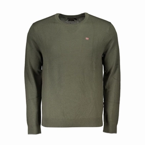 Napapijri Vintage Crew Neck Embroide Men's Sweater knit sweaters cheap