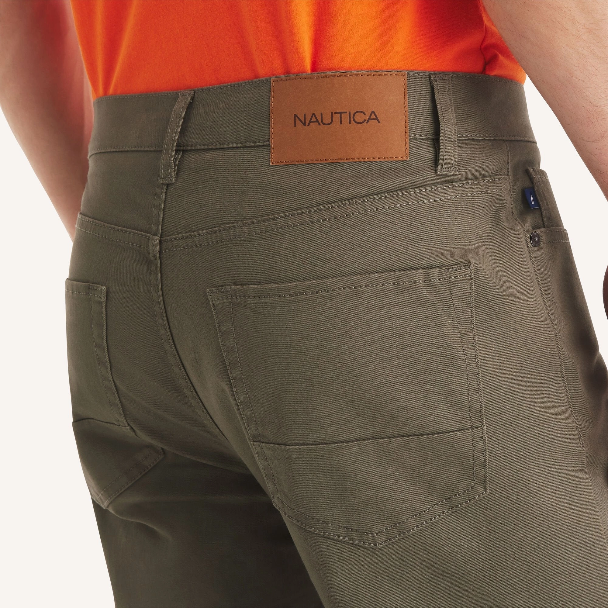 Nautica Mens Straight Fit Stretch Pant