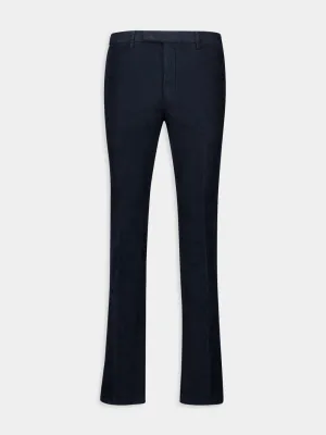 Navy Blue Classic Fit Trousers Bottoms Mens - cheap mens shorts online