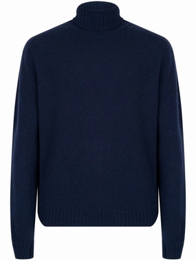 Navy Blue Faisal Sweater designer sweaters outlet