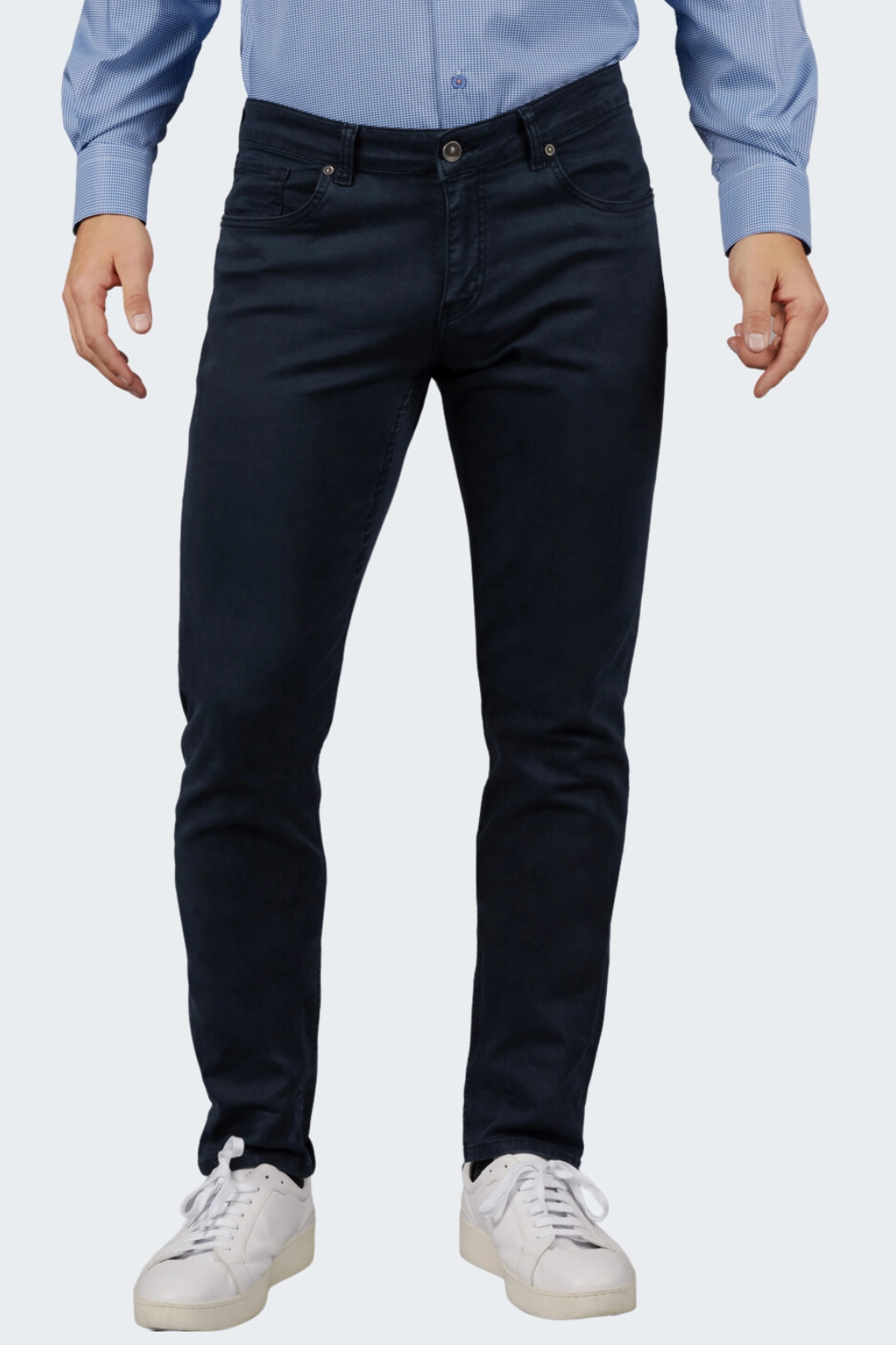 Navy Tencel Pants