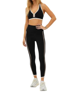 Nella Legging In Sandshell Colorblock Activewear Womens - fitness leggings online