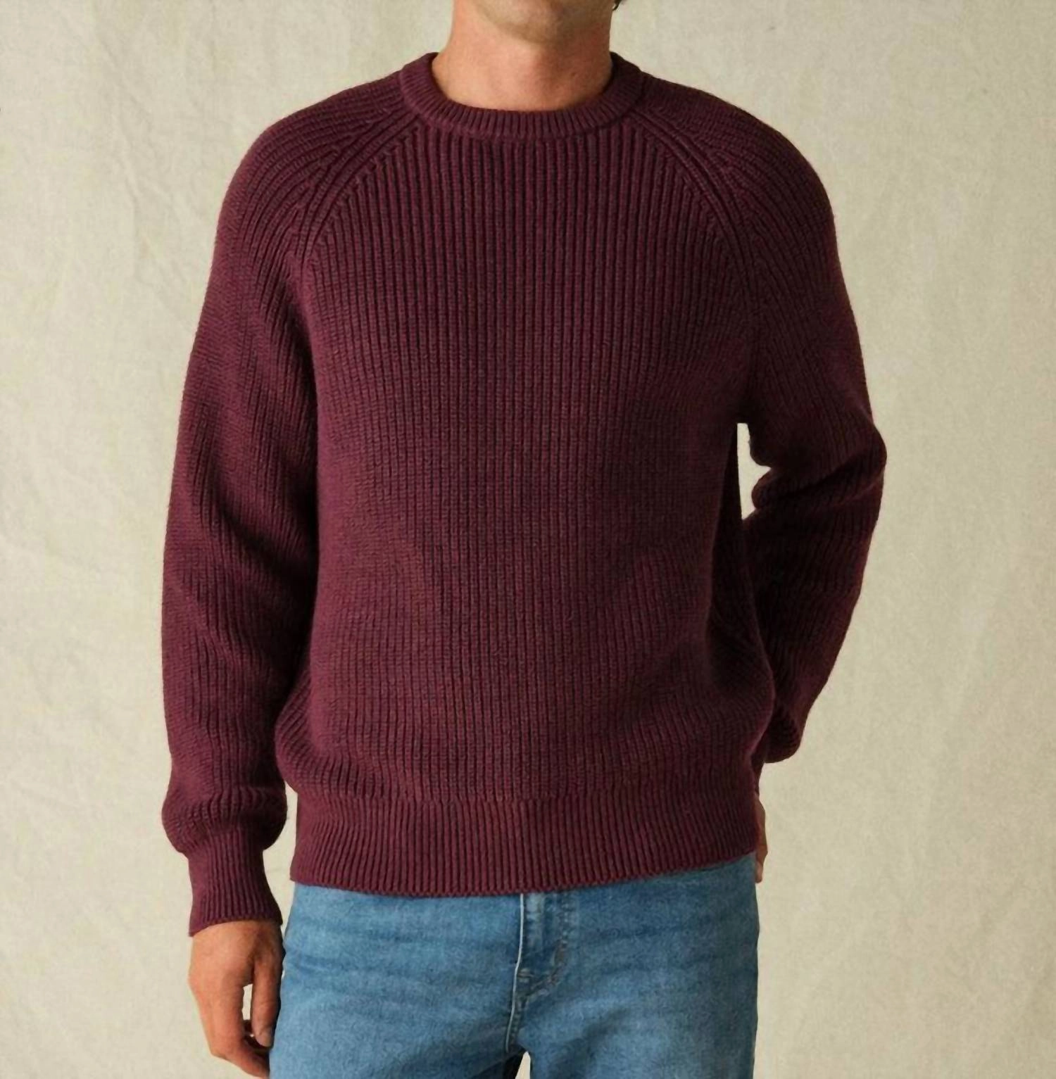 Neptune Sweater In Wine