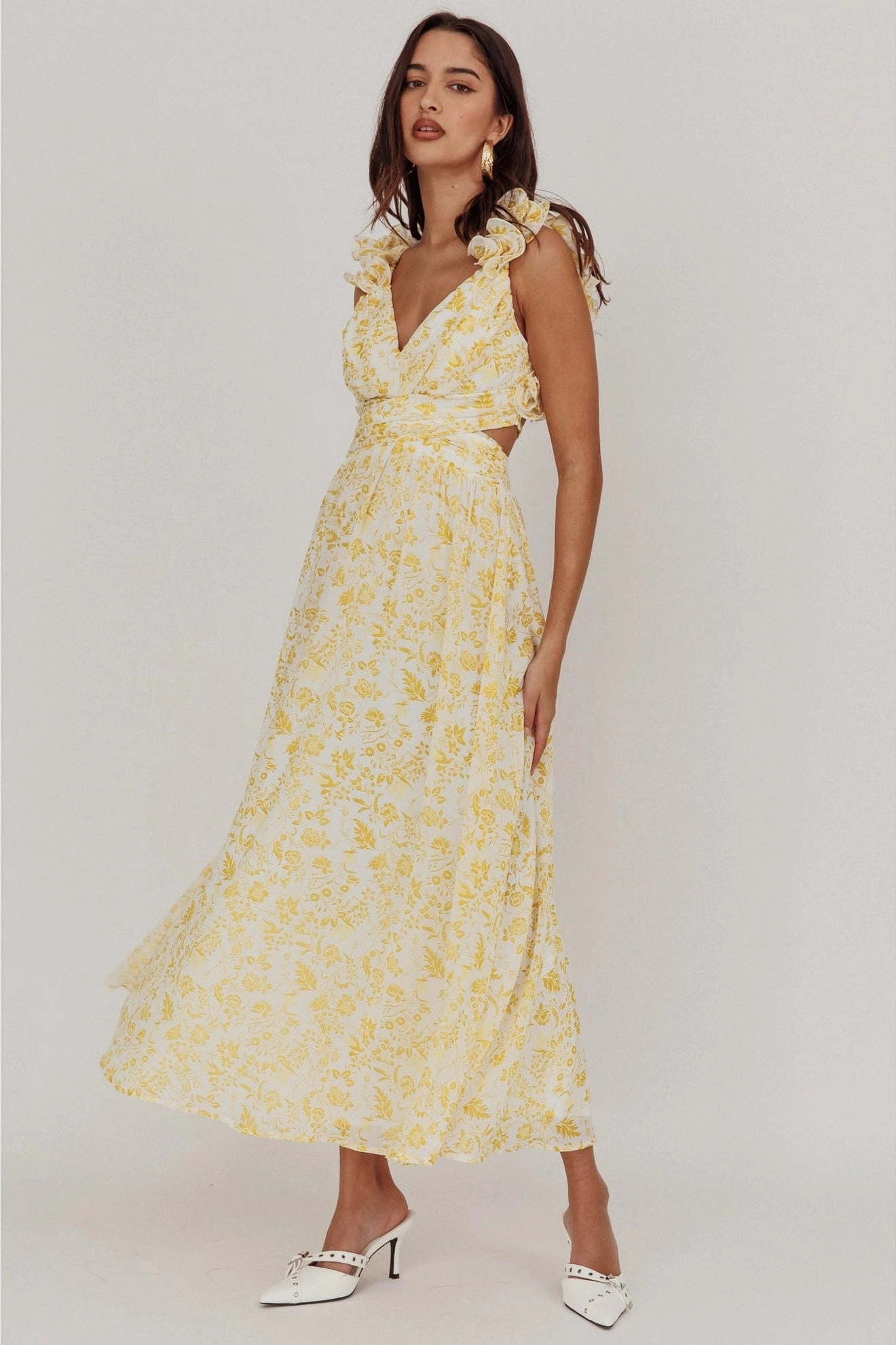 Newport Floral Maxi Dress maxi dresses clearance