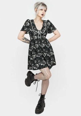 Nightbloom Collared Mini Dress Dresses Womens - beach dresses cheap