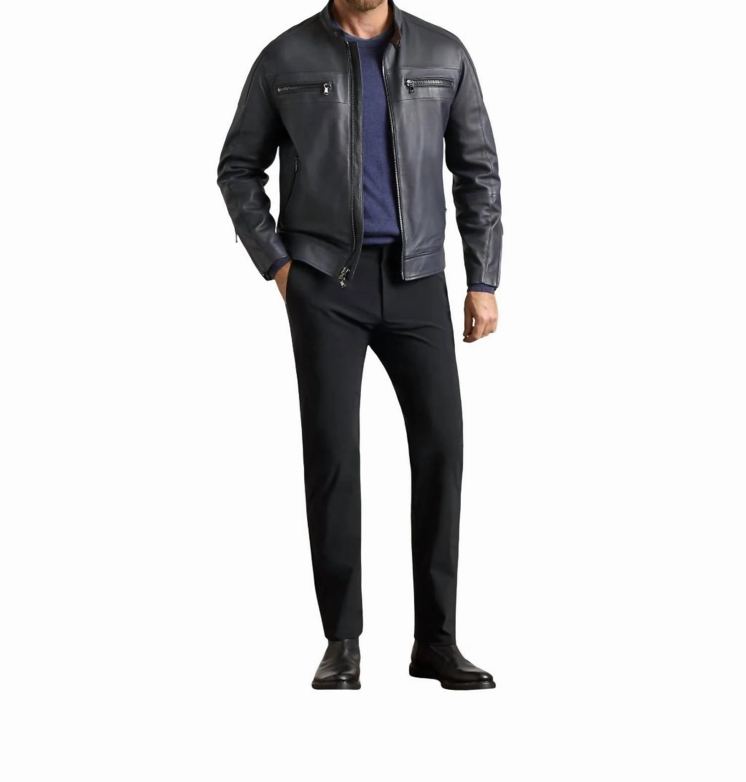 Noah Active Trouser In Black