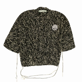 Off White C/O Virgil Abloh Rope Knit Cardigan - Red/Multicolor winter sweaters outlet