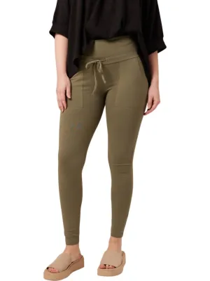 Olympia Legging Pants In Army Activewear Womens - fitness leggings online