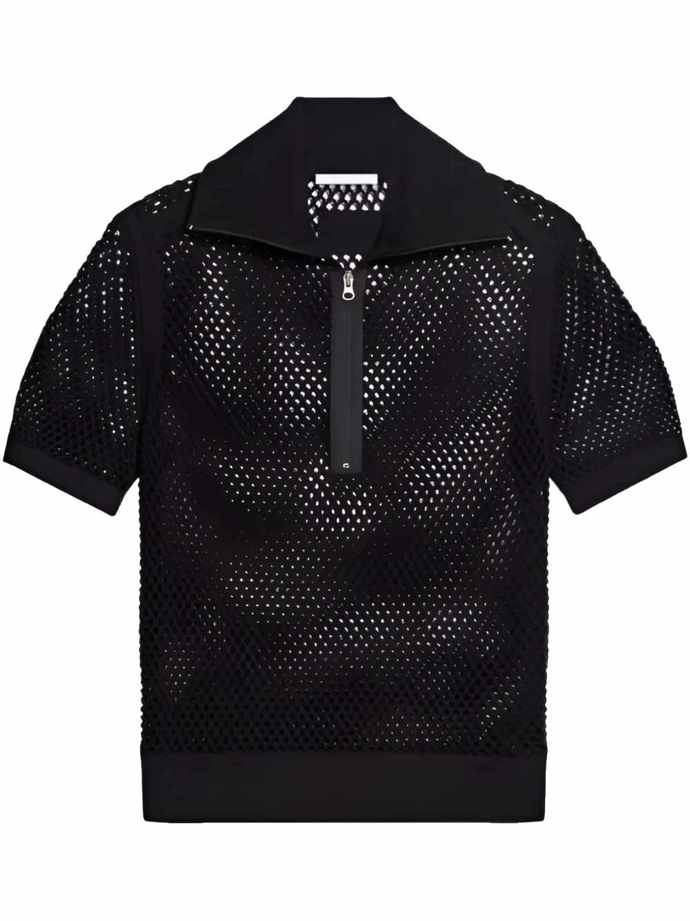 Open-Knit Polo Shirt discount mens shirts