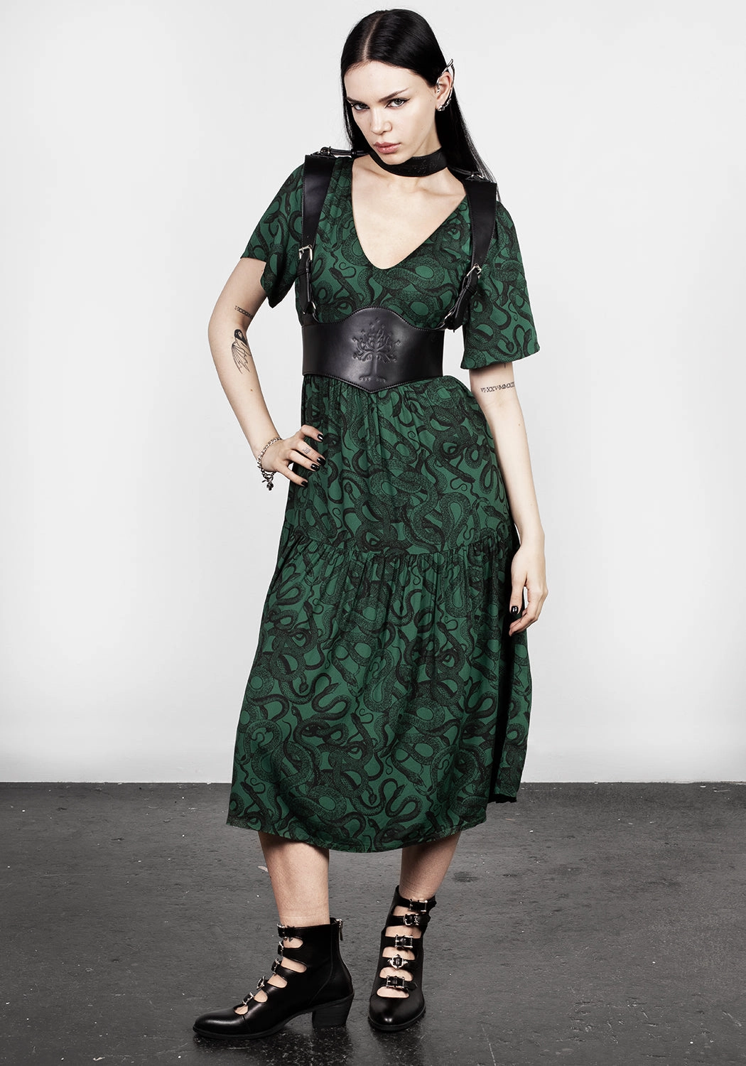 Ophidia Midi Dress