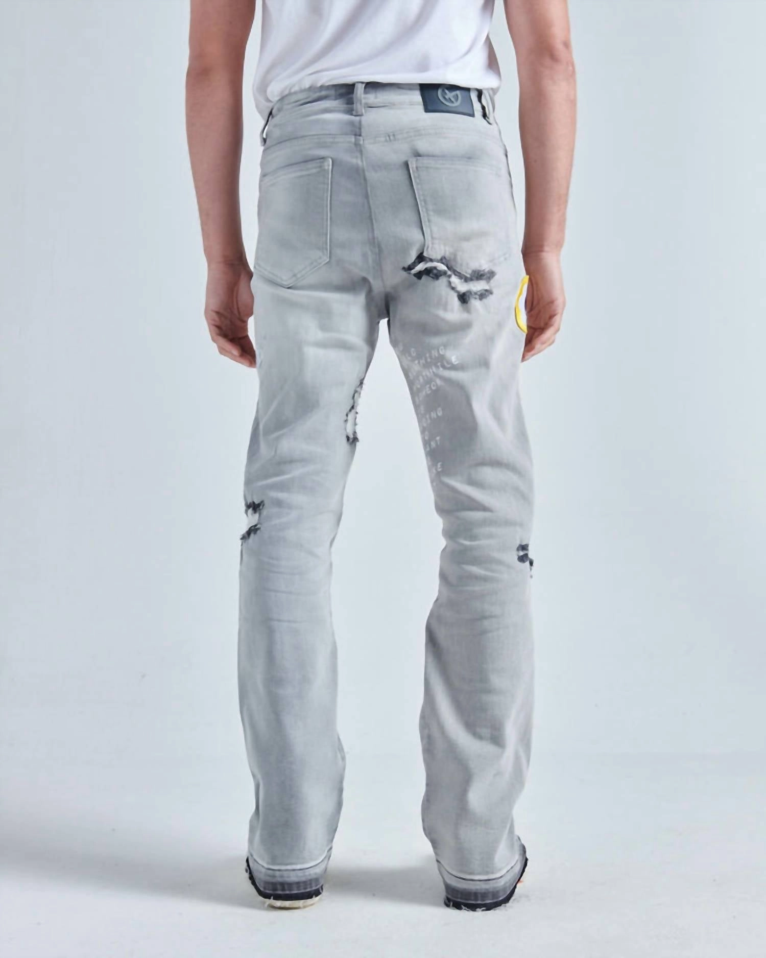 Original Brick By Brick Stack Denim In Black Haze