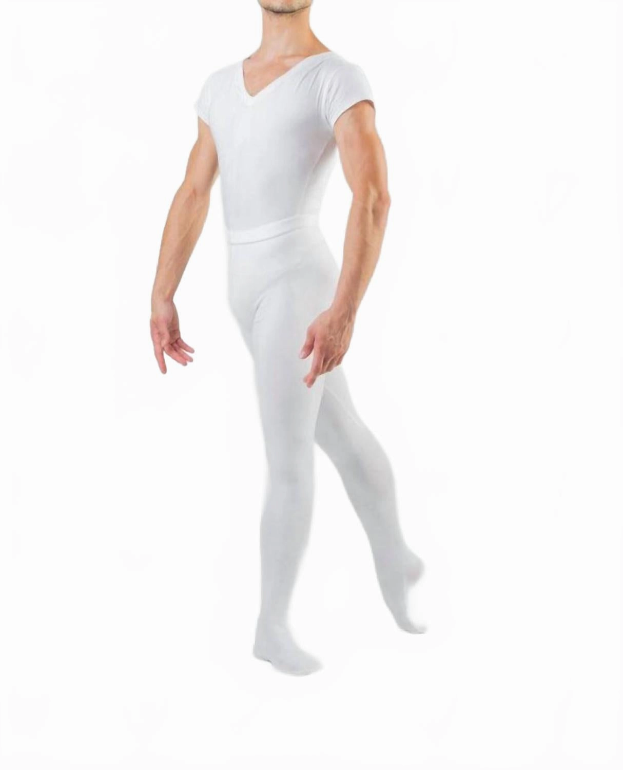 Orion Footed Tights In White