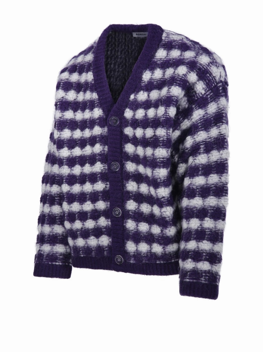 Oversized Cardigan With Unique Textured Pattern