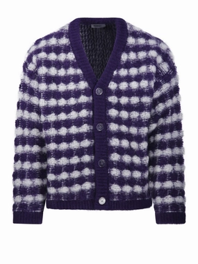 Oversized Cardigan With Unique Textured Pattern cashmere sweaters sale