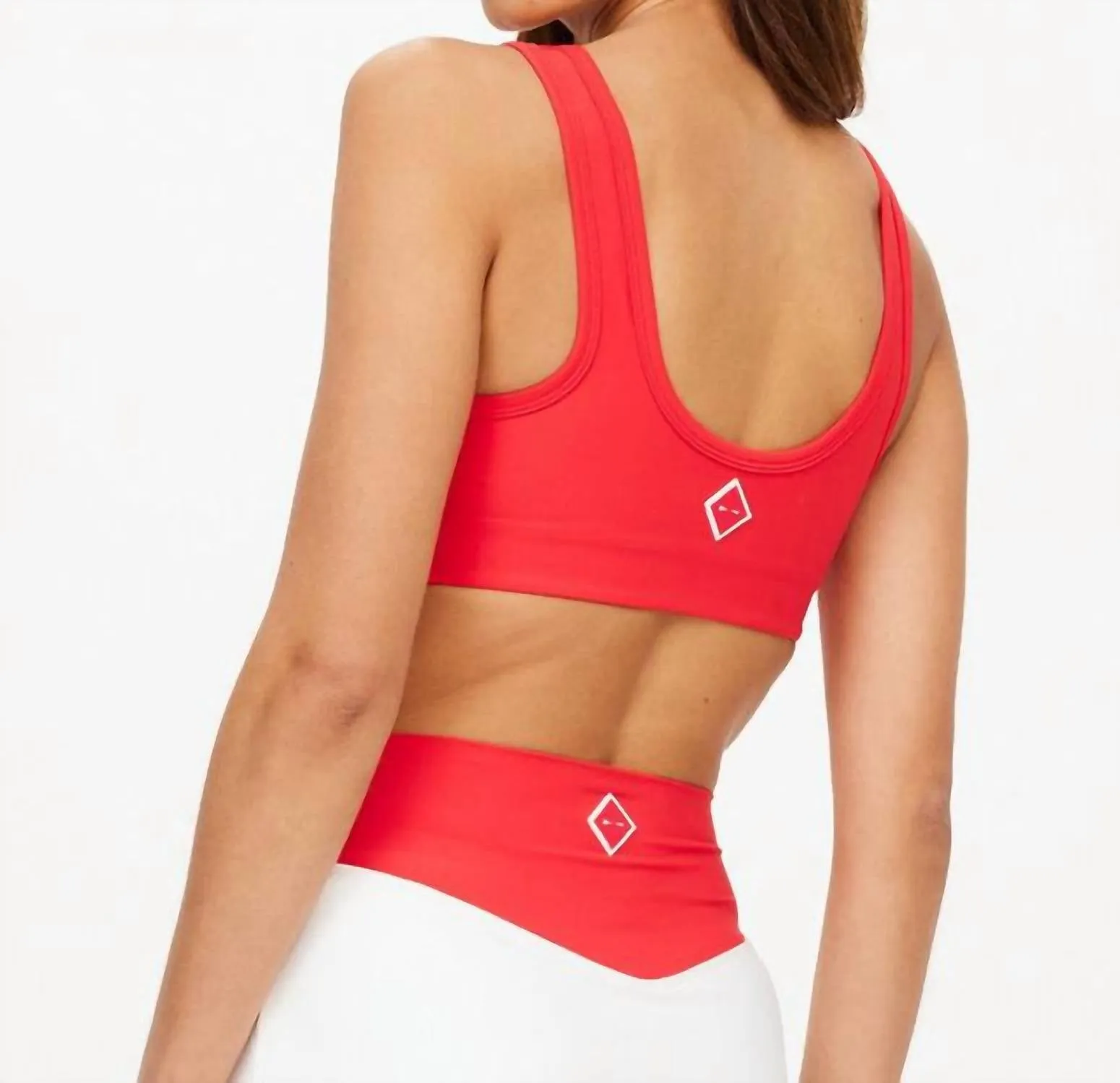 Pacific Harley Scoop Neck Bra In Roja